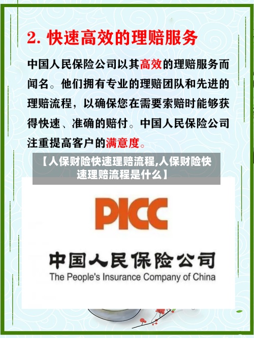 【人保财险快速理赔流程,人保财险快速理赔流程是什么】