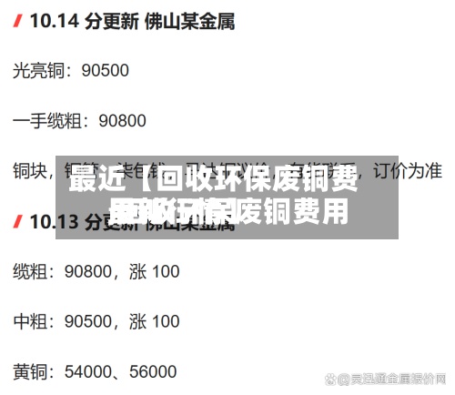 最近【回收环保废铜费用
,回收环保废铜费用
最新行情】-第2张图片