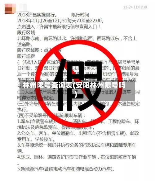林州限号查询表(安阳林州限号吗)-第2张图片