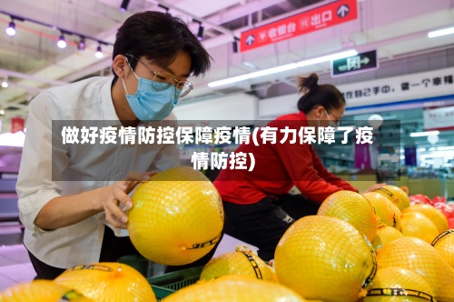 做好疫情防控保障疫情(有力保障了疫情防控)