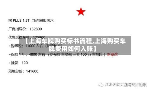 【上海车牌购买标书流程,上海购买车牌费用如何入账】