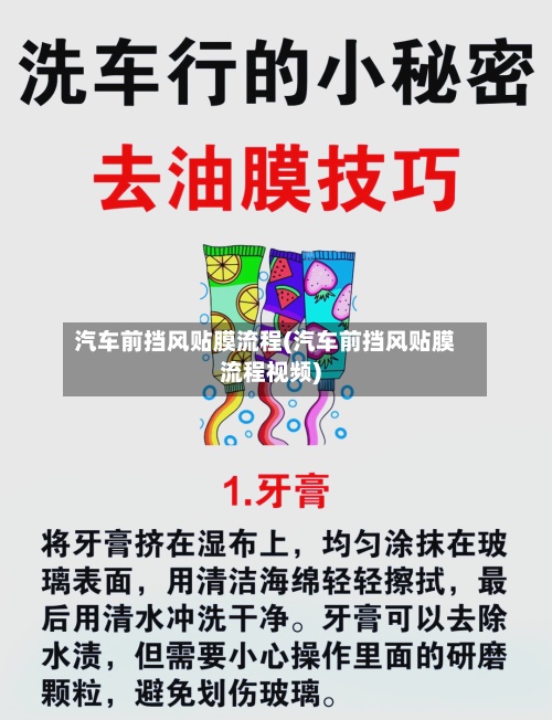 汽车前挡风贴膜流程(汽车前挡风贴膜流程视频)