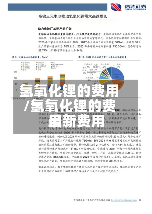 氢氧化锂的费用/氢氧化锂的费用最新费用