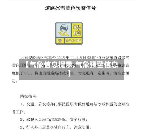 【气象信息提示,气象预警信息】-第2张图片