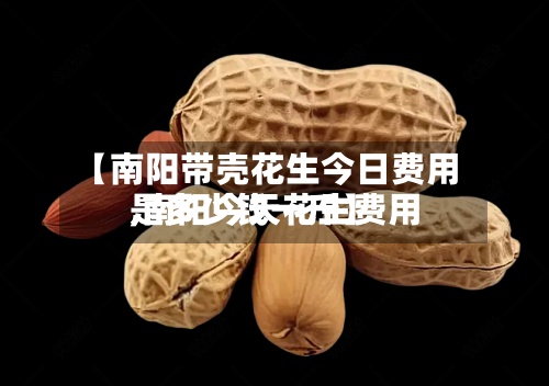【南阳带壳花生今日费用,南阳今天花生费用是多少钱一斤】