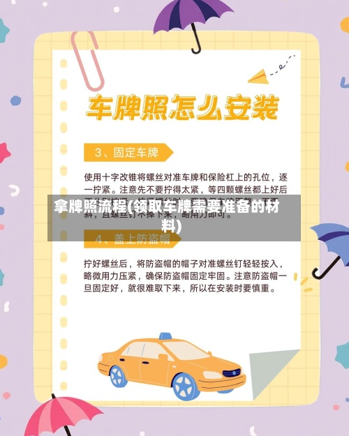 拿牌照流程(领取车牌需要准备的材料)