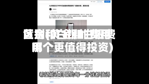 黄金和白银的费用区别(黄金和白银费用哪个更值得投资)