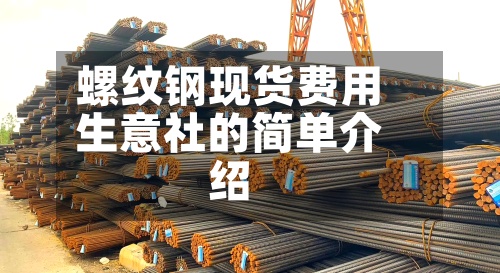 螺纹钢现货费用生意社的简单介绍