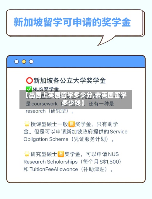【出国上英国留学多少分,去英国留学多少钱】-第2张图片