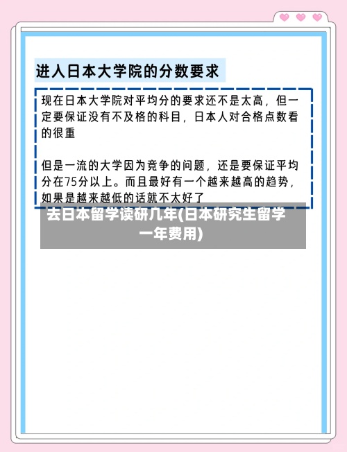 去日本留学读研几年(日本研究生留学一年费用)-第2张图片