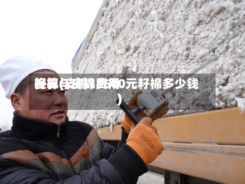 籽棉与皮棉费用
换算(皮棉18600元籽棉多少钱)-第3张图片