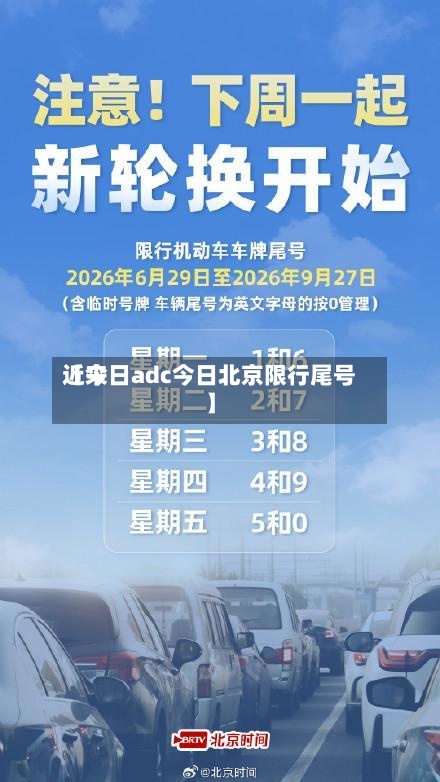近来
【今日adc今日北京限行尾号】-第2张图片