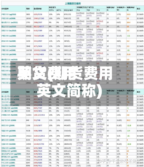 期货费用
英文(期货费用
英文简称)-第3张图片