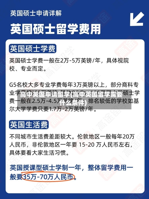高中英国申请留学(高中英国留学需要什么条件)