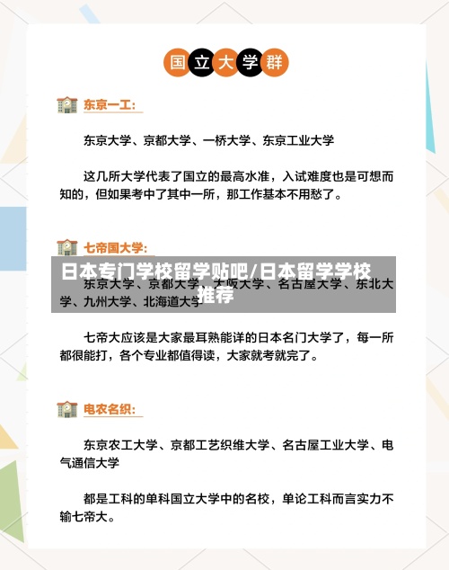 日本专门学校留学贴吧/日本留学学校推荐-第2张图片