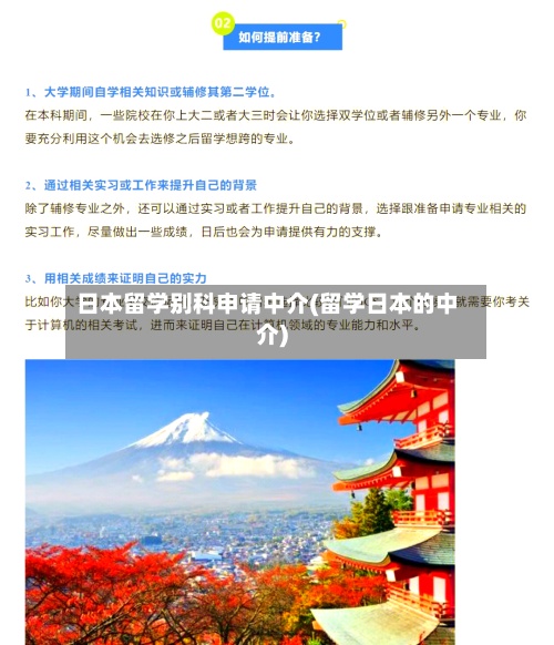 日本留学别科申请中介(留学日本的中介)-第2张图片
