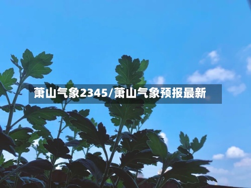 萧山气象2345/萧山气象预报最新