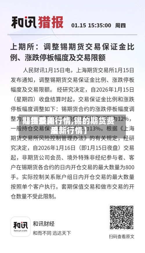 【锡费用
期货最新行情,锡的期货费用
最新行情】-第3张图片