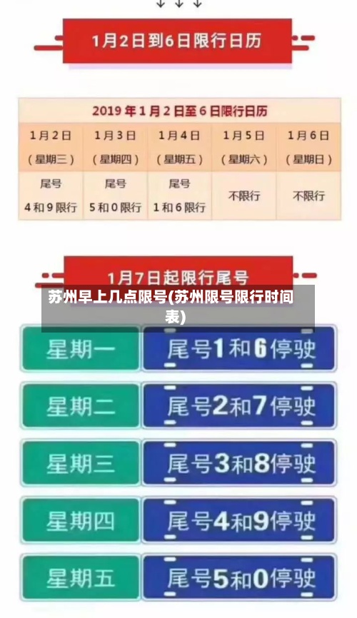 苏州早上几点限号(苏州限号限行时间表)-第2张图片