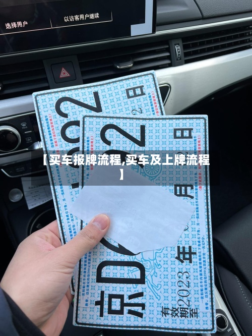 【买车报牌流程,买车及上牌流程】