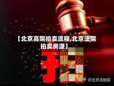 【北京高院拍卖流程,北京法院拍卖房源】-第2张图片