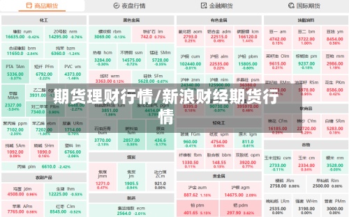 期货理财行情/新浪财经期货行情-第2张图片