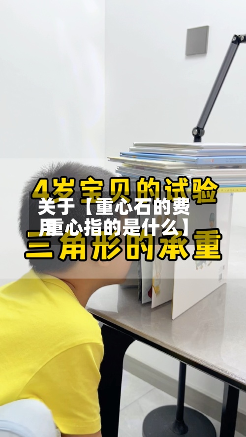 关于【重心石的费用,重心指的是什么】-第3张图片