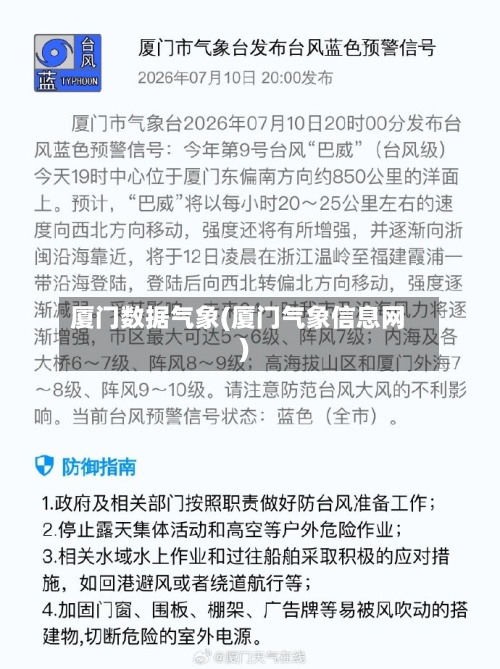 厦门数据气象(厦门气象信息网)-第2张图片