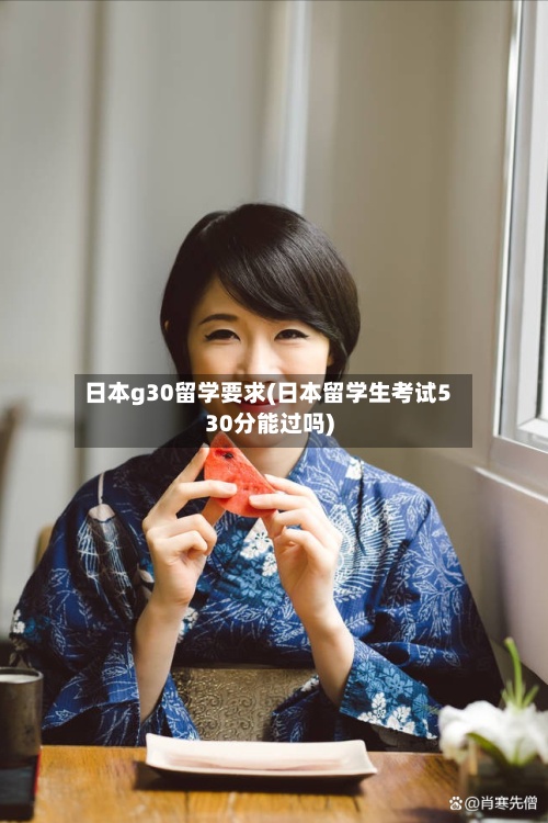 日本g30留学要求(日本留学生考试530分能过吗)