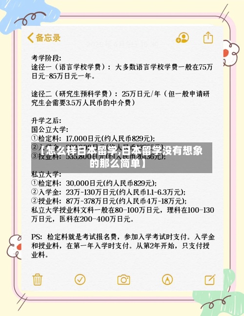 【怎么样日本留学,日本留学没有想象的那么简单】