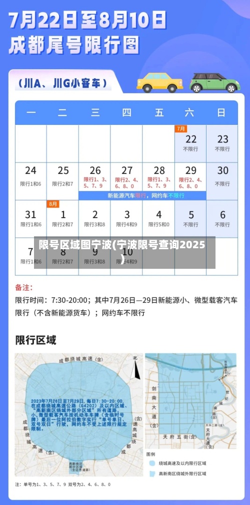 限号区域图宁波(宁波限号查询2025)