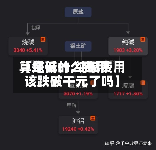 【纯碱什么费用算是低的,纯碱费用该跌破千元了吗】