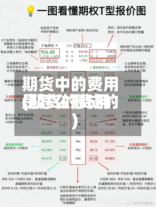 期货中的费用
(期货的费用
是怎么形成的)-第3张图片