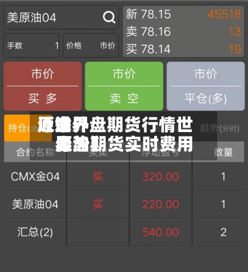 近来【世界原油外盘期货行情世界原油期货实时费用走势】-第2张图片
