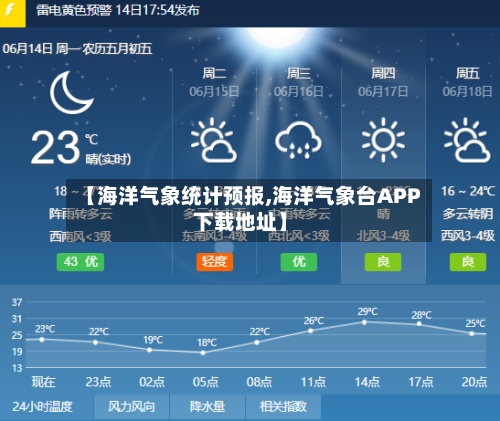 【海洋气象统计预报,海洋气象台APP下载地址】-第2张图片