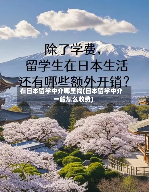 在日本留学中介哪里找(日本留学中介一般怎么收费)-第2张图片