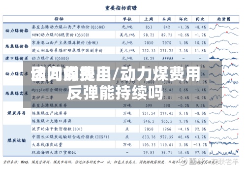 动力煤费用
区间的提出/动力煤费用
反弹能持续吗-第3张图片