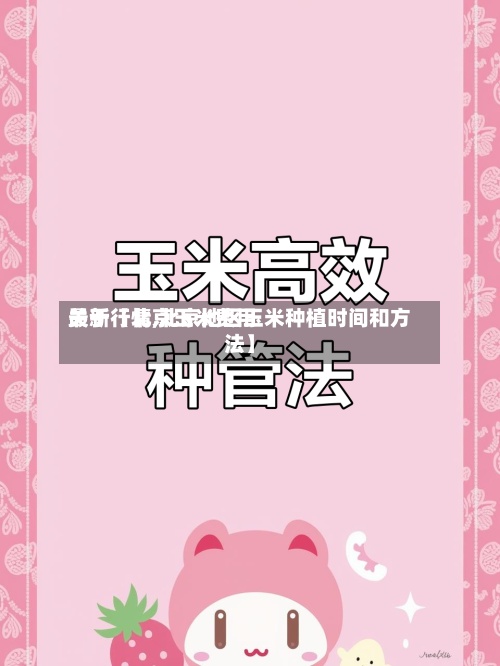 关于【北京玉米费用
最新行情,北京地区玉米种植时间和方法】-第2张图片