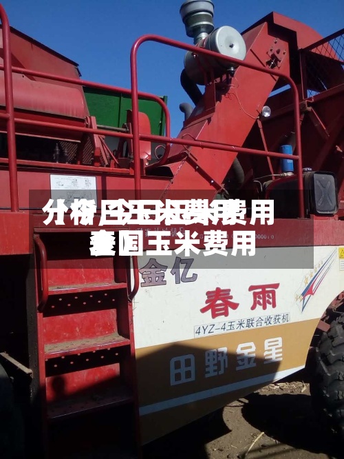 【今日玉米费用分析,今日玉米费用全国玉米费用表】