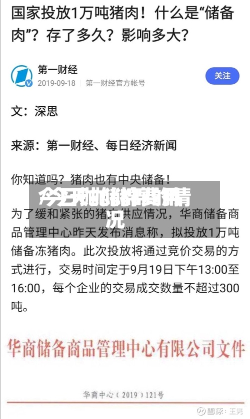 今日抛储棉费用/今天抛储棉的情况