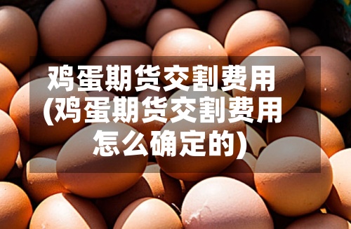 鸡蛋期货交割费用
(鸡蛋期货交割费用
怎么确定的)-第3张图片