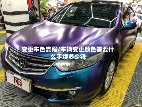 变更车色流程/车辆变更颜色需要什么手续多少钱-第2张图片