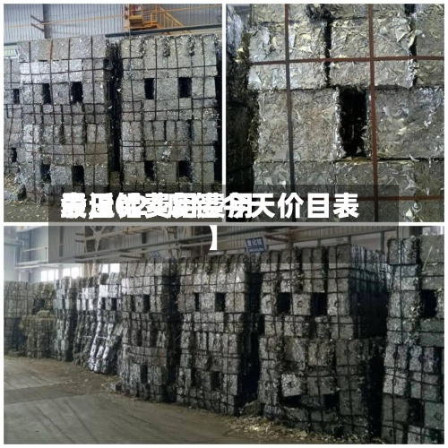 最近【费铝费用
今日铝费用
表,2024废铝今天价目表】-第2张图片