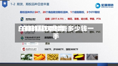 白糖的期权费用/白糖期权手续费多少钱一手