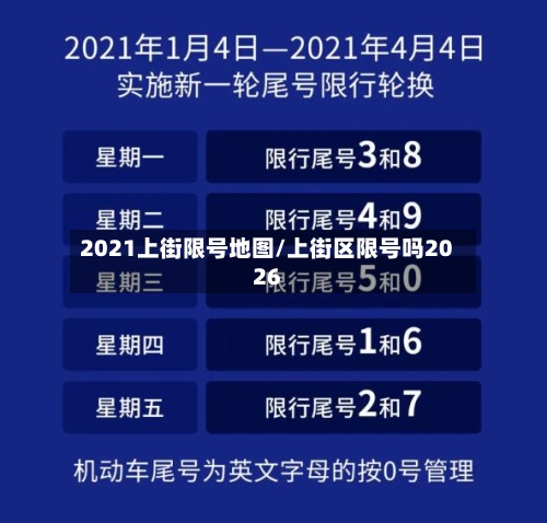 2021上街限号地图/上街区限号吗2026-第2张图片