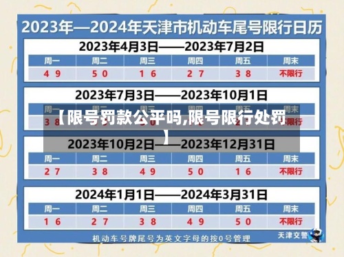 【限号罚款公平吗,限号限行处罚】-第2张图片