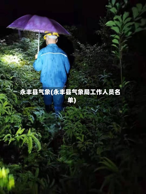 永丰县气象(永丰县气象局工作人员名单)-第3张图片