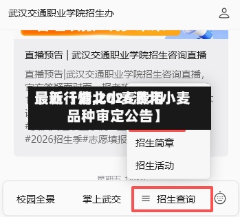 最近【湖北小麦费用
最新行情,2026湖北小麦品种审定公告】-第2张图片