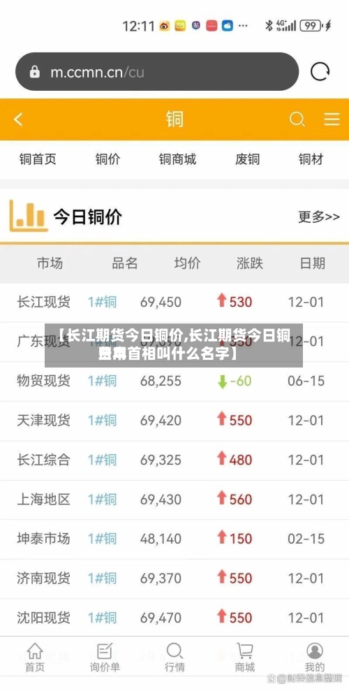 【长江期货今日铜价,长江期货今日铜费用日本首相叫什么名字】-第3张图片