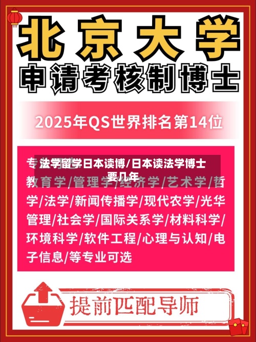 法学留学日本读博/日本读法学博士要几年
